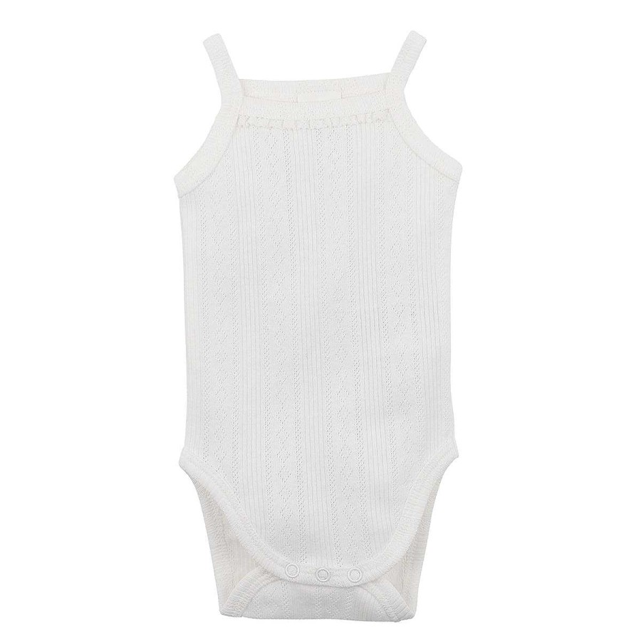 WHITE LABEL Cloud Pointelle Bodysuit