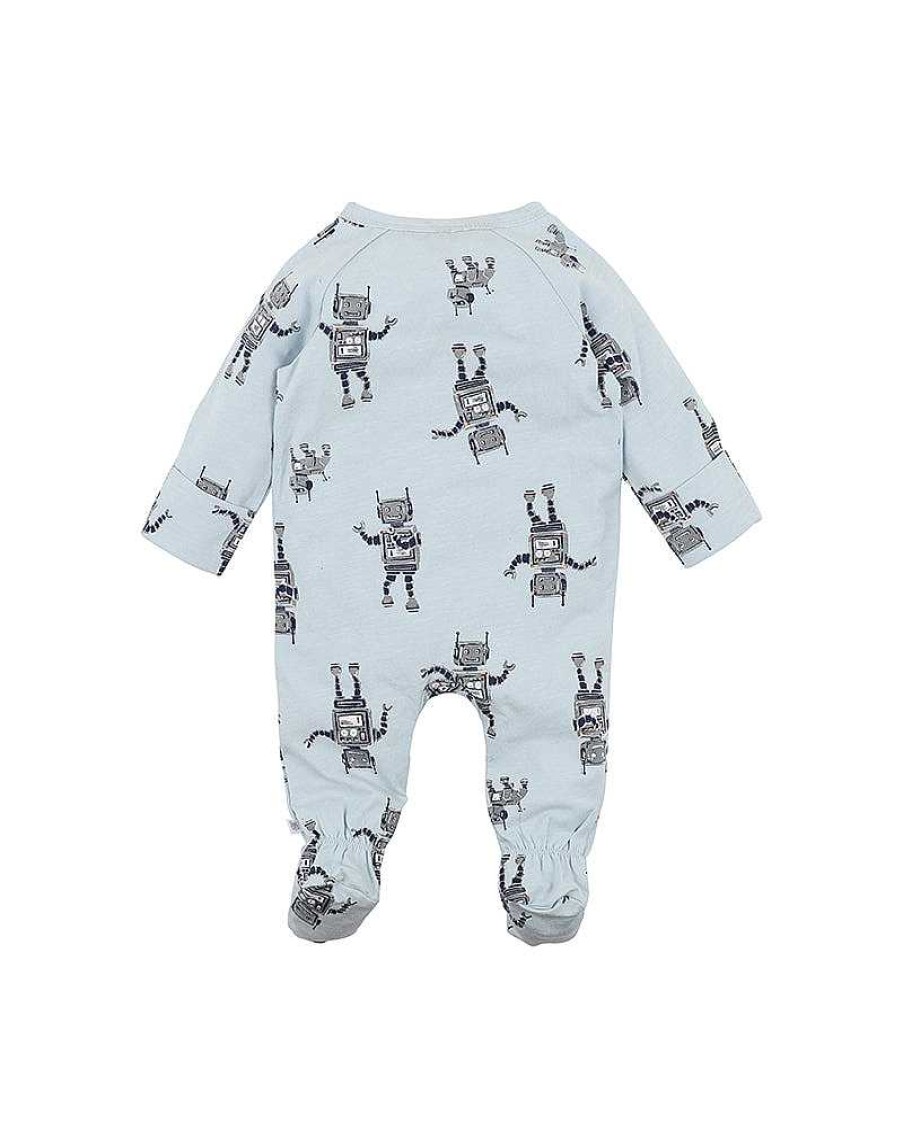 FOX & FINCH Roboto Zip Onesie