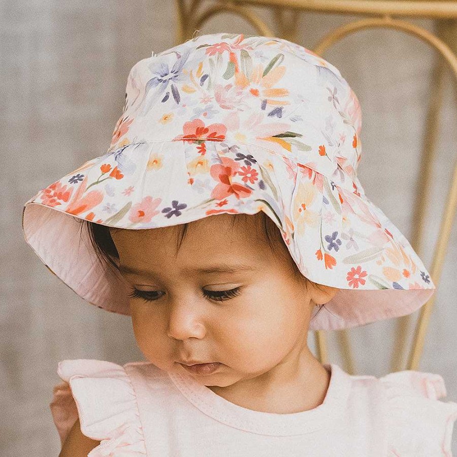 BÉBÉ Sofia Floral Sun Hat