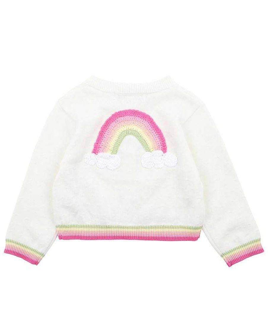 FOX & FINCH Retro Rainbow Cardigan