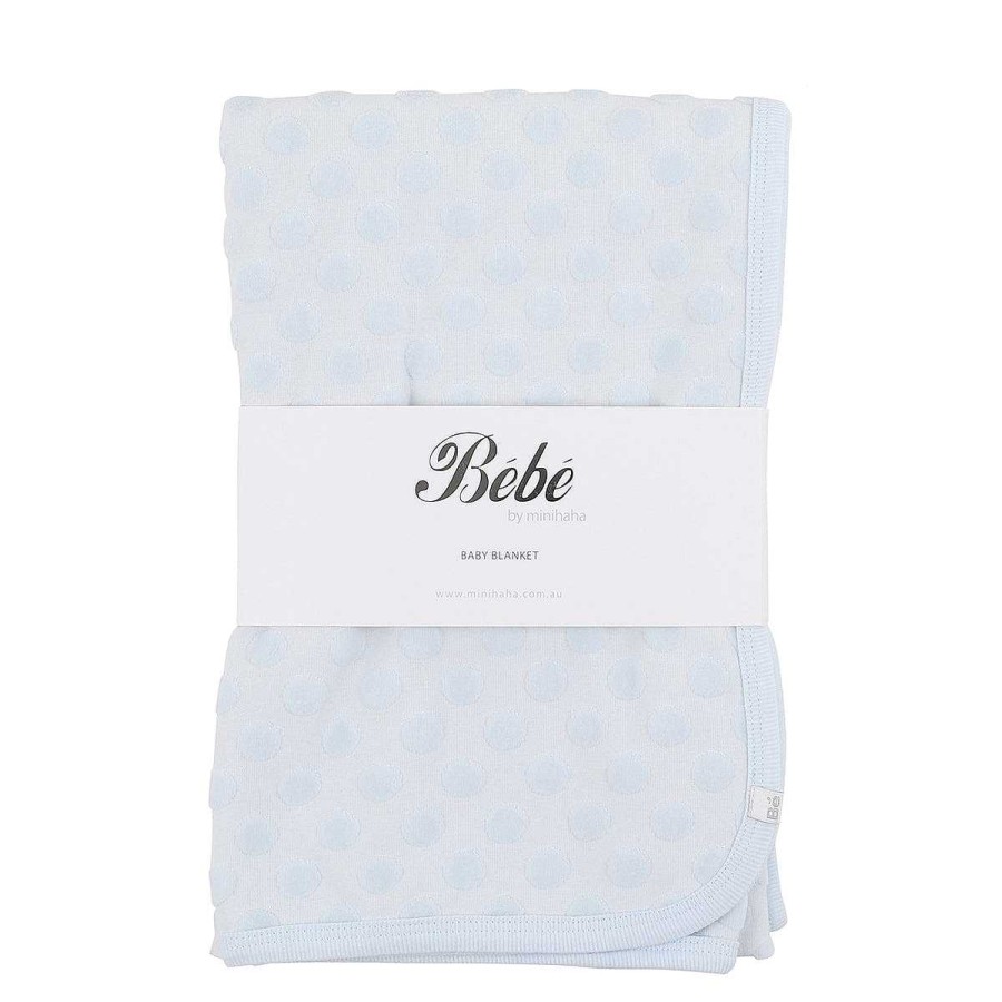 BÉBÉ Blue Spot Layette Bunny Rug