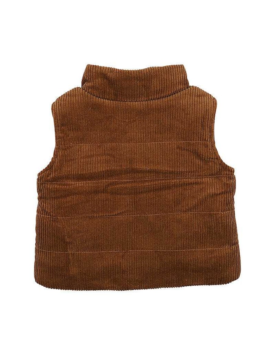 Minihaha Wallaby Cord Puffa Vest