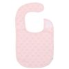 BÉBÉ Pink Spot Layette Reversible Velcro Bib