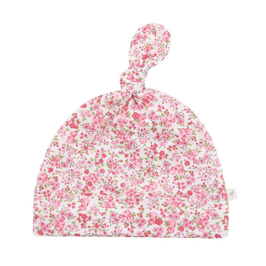 WHITE LABEL Floral Organic Beanie