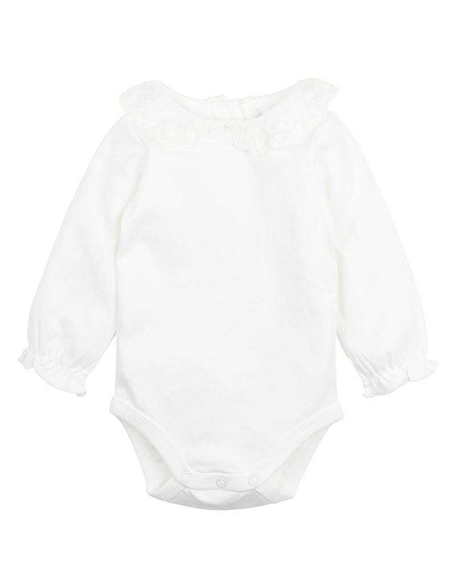 BEBE Ciara Lace Collar Bodysuit