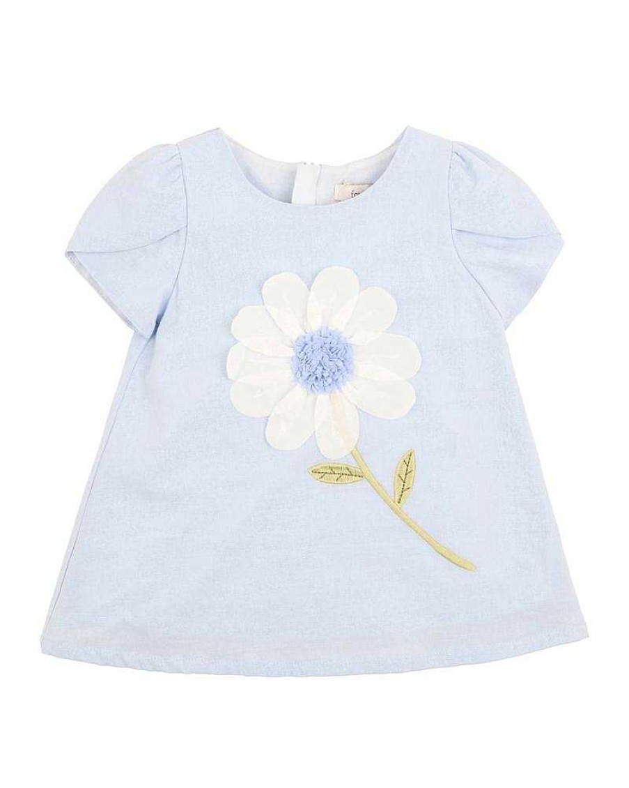 FOX & FINCH Dandelion Applique Dress