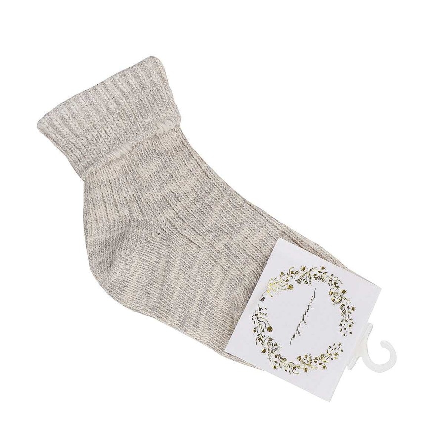 MINIHAHA ACCESSORIES Oat Twist Short Socks