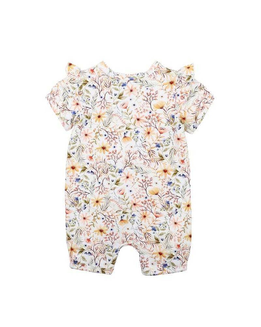 BEBE Hallie Ss Zip Romper