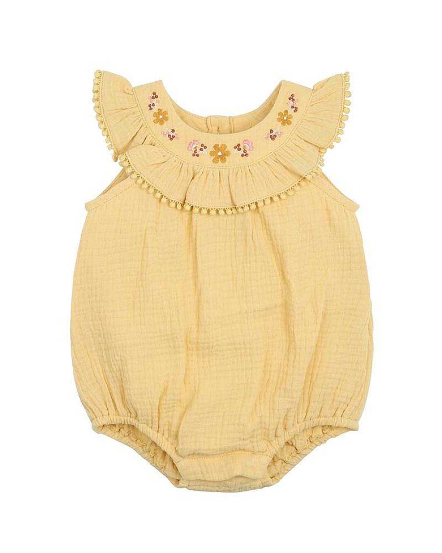 BEBE Hallie Crinkle Frill Bodysuit