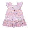 FOX & FINCH Sunrise Flamingo Dress