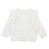 FOX & FINCH Cloud Frill Pointelle Cardigan