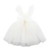 BEBE Party White Glitter Tulle Dress 3-7Yrs