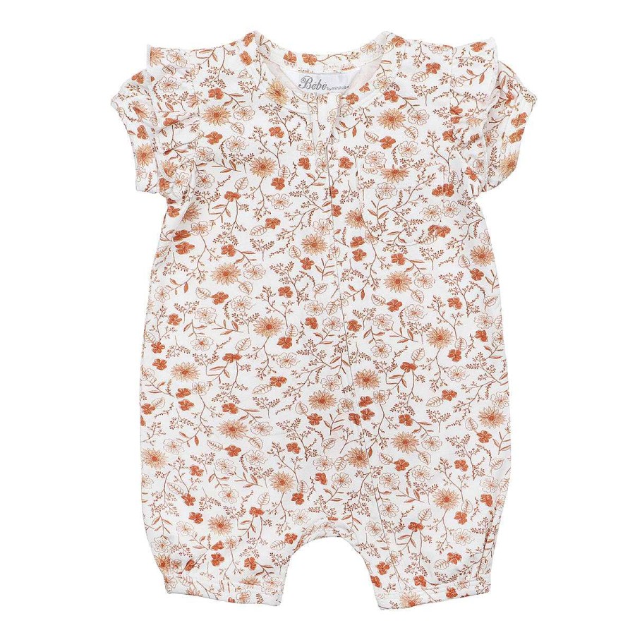 BÉBÉ Maeve Ss Zip Romper