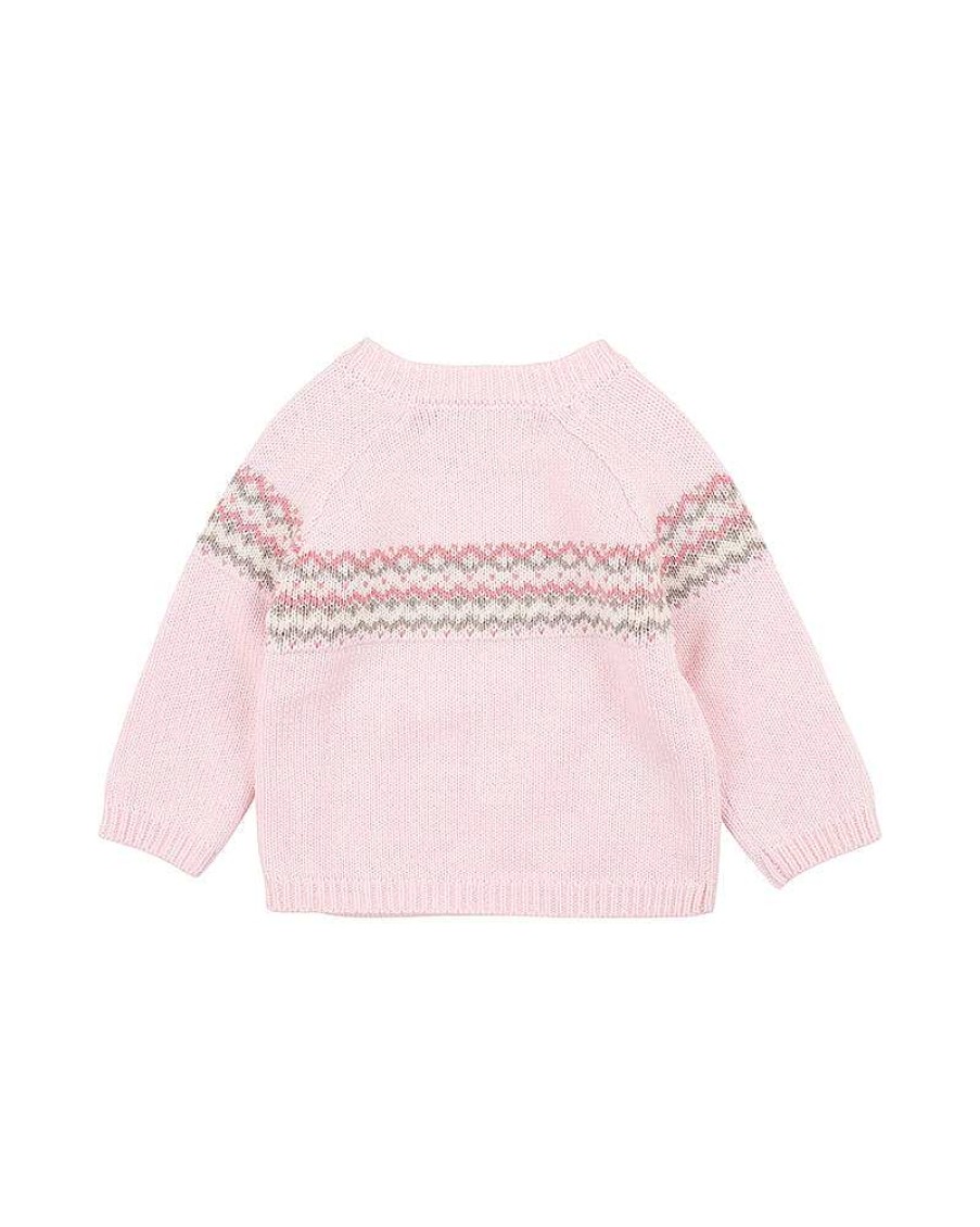 BEBE Margot Fairisle Wrap Jumper