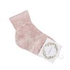 MINIHAHA ACCESSORIES Pink Twist Short Socks