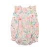 FOX & FINCH Budgie Pink Floral Frill Bodysuit