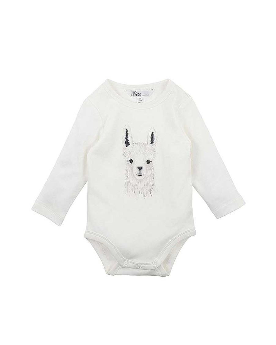 BEBE Llama Face Bodysuit