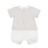 BEBE Jude Pintuck Shirt Romper