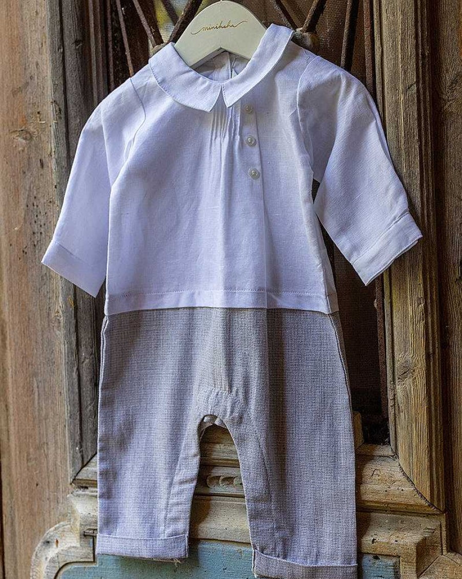 BEBE Albert Collared Romper