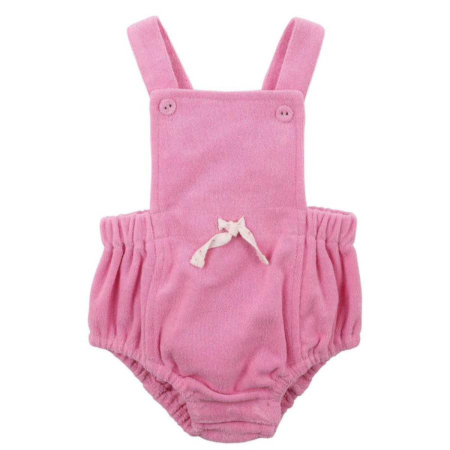 BÉBÉ Summer Pink Terry Romper