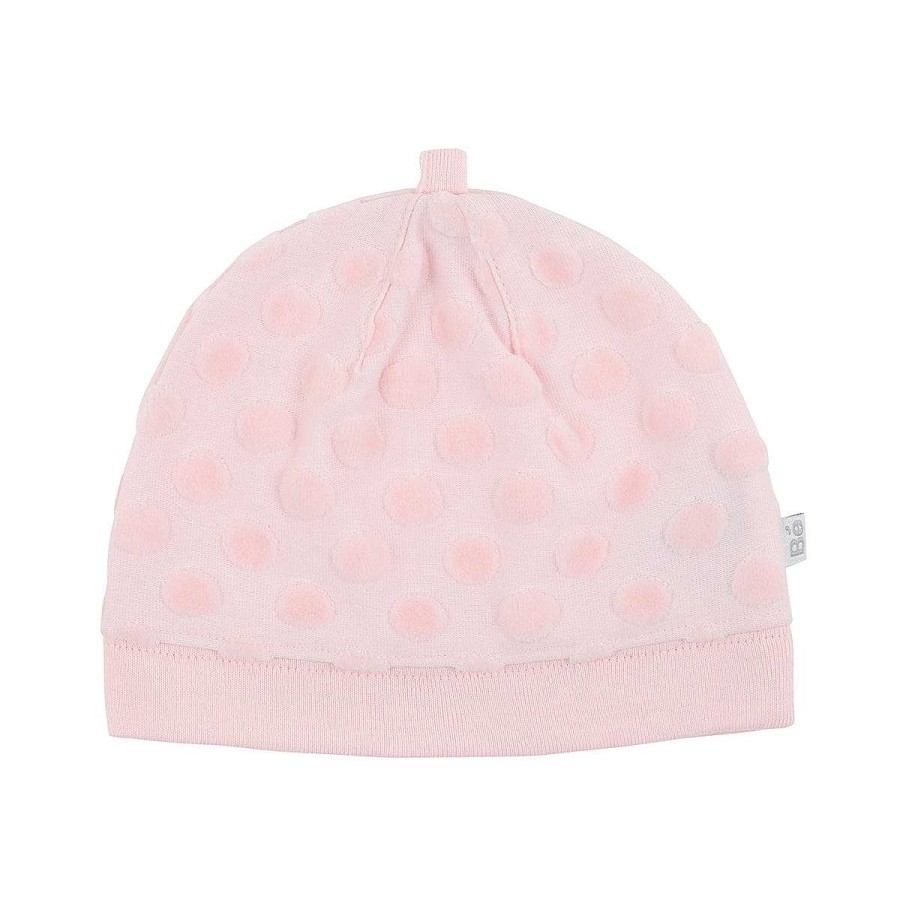 BÉBÉ Pink Spot Layette Beanie