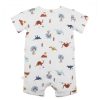 WHITE LABEL Dino Organic Ss Romper