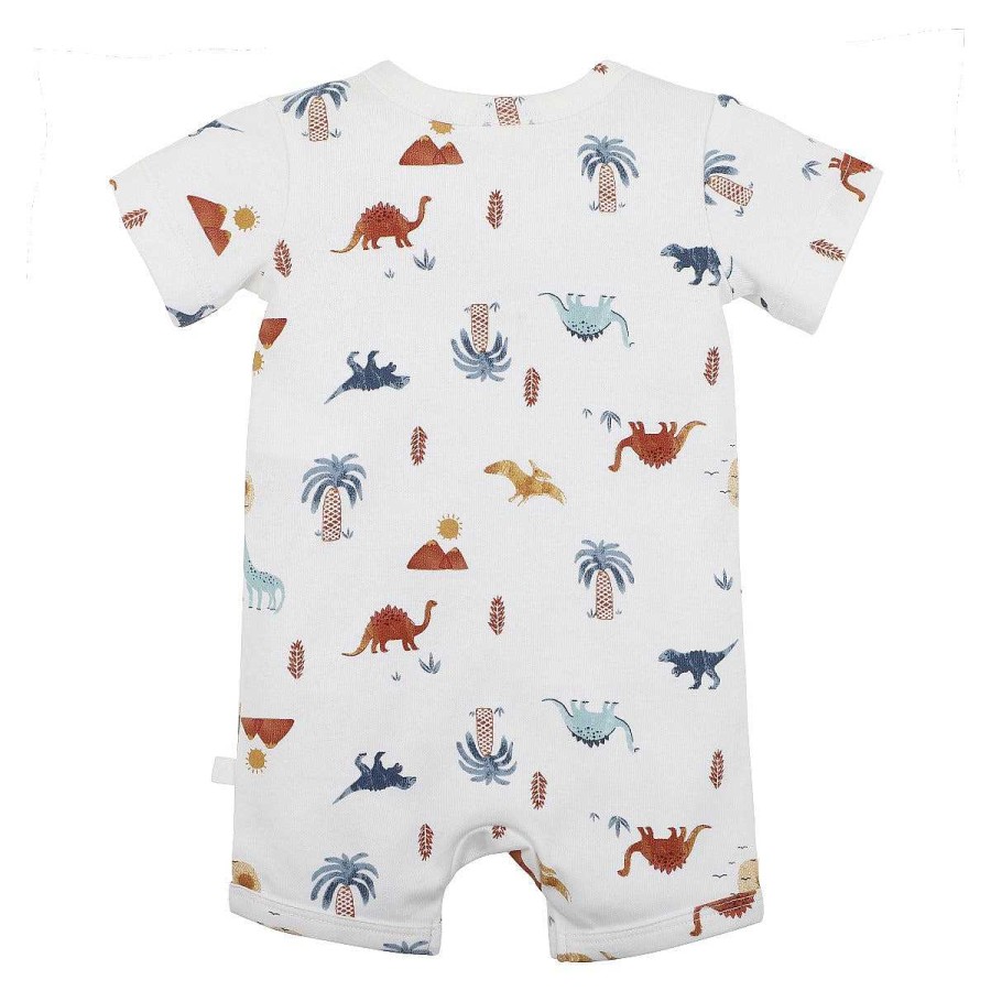 WHITE LABEL Dino Organic Ss Romper