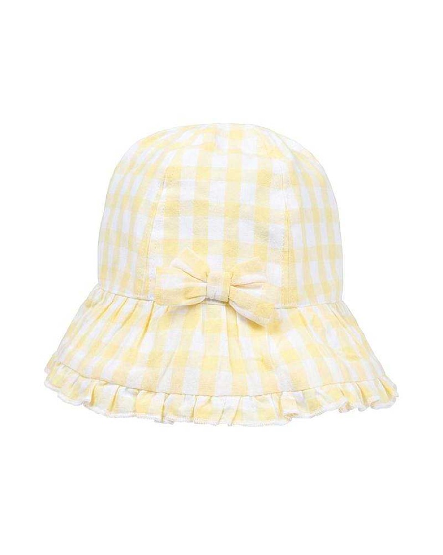 BEBE Peggy Gingham Sun Hat