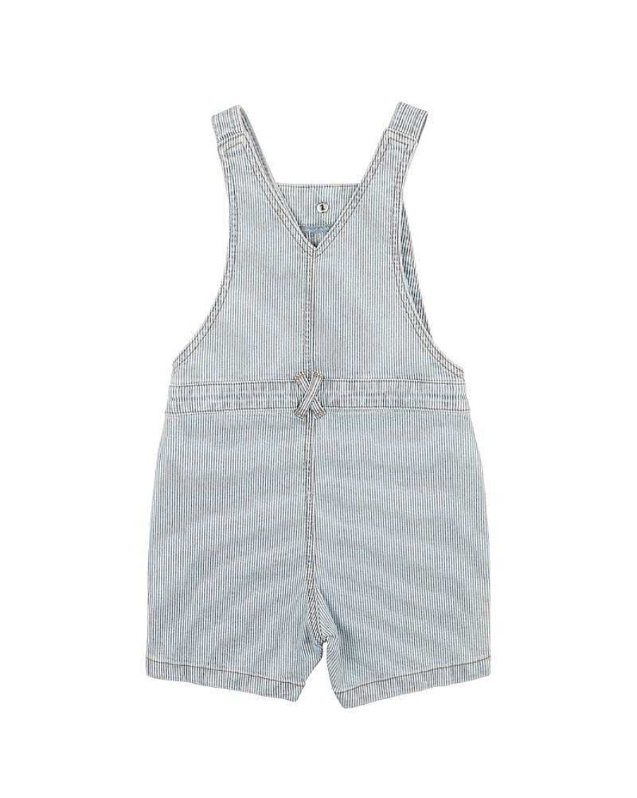 BEBE Indigo Stripe Overall 3-5Yrs